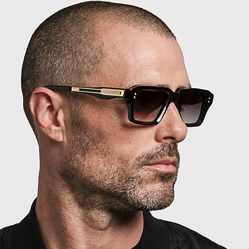 New Fashion Square Frame Designer Sunglasses Unique Small Frame High-End Trendy Sun Protection Sunglasses For Men