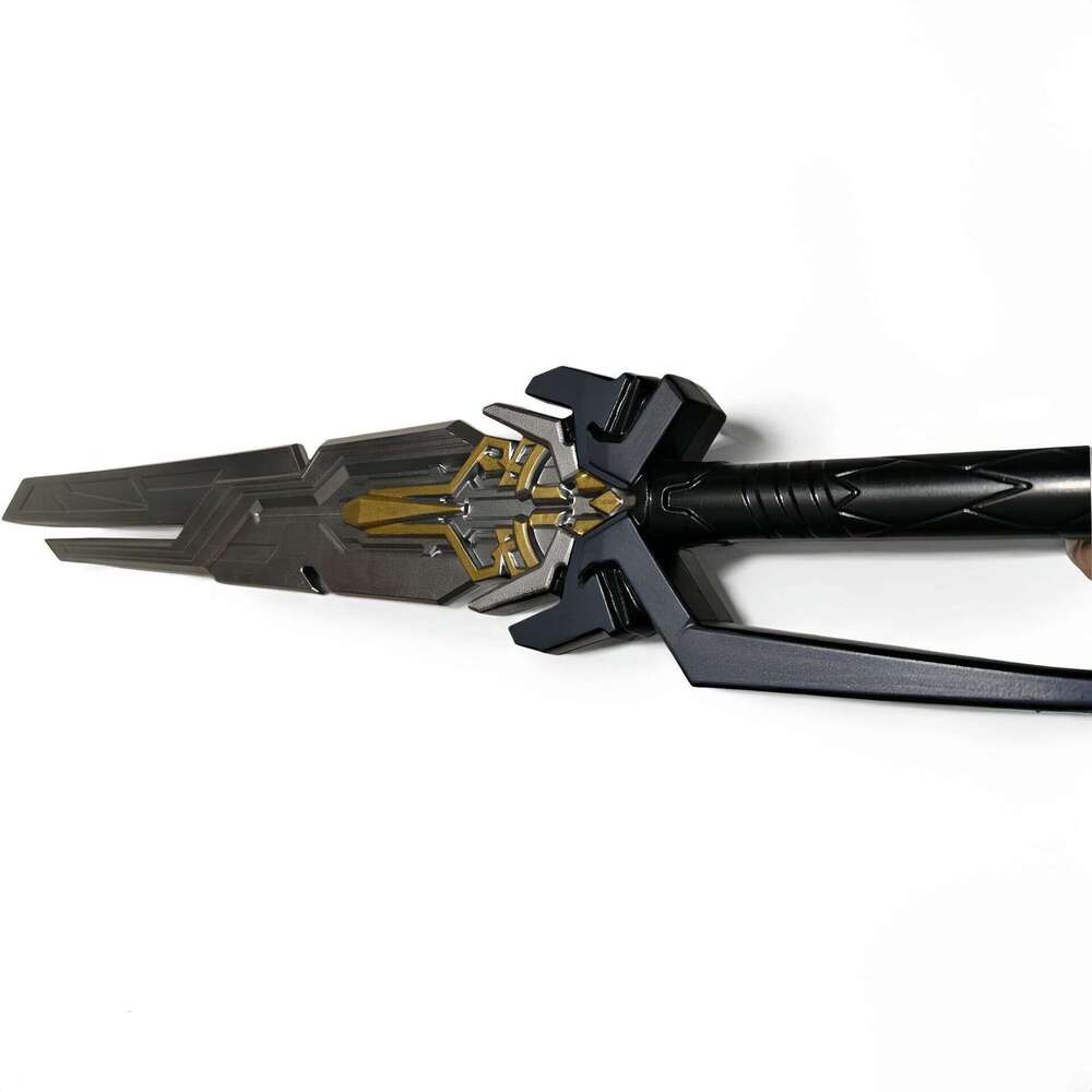 Sci-Fi Mecha Style PU Foam Long Sword Prop, Non-sharp Decorative Blade for Halloween Cosplay Party