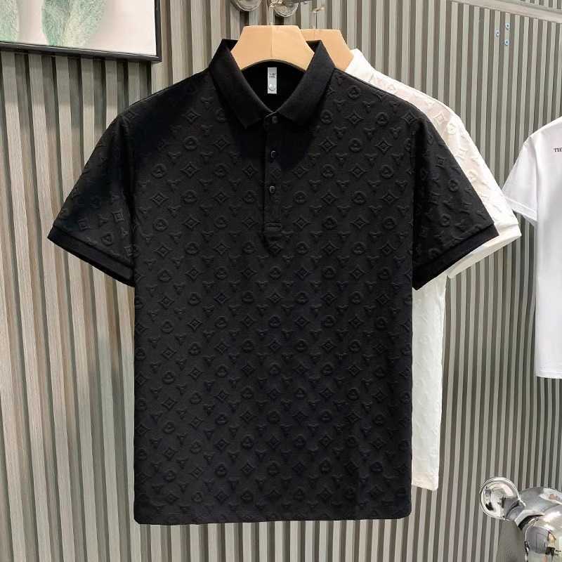 2026 Summer Polo Shirt Short Sleeve T-Shirt for Men Fashionable Luxury Embroidered Casual Youth Slimming Collar Leadership Base