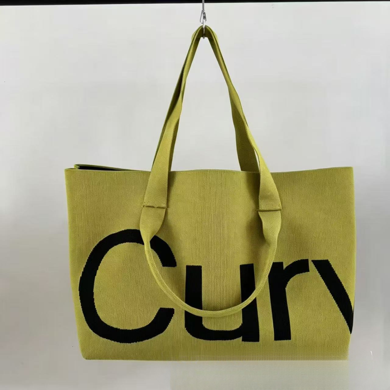 Designer Bag 2026 New handbag, wear-resistant letter print knitted large-capacity women's bag, solid color shoulder and crossbody bag - view 4