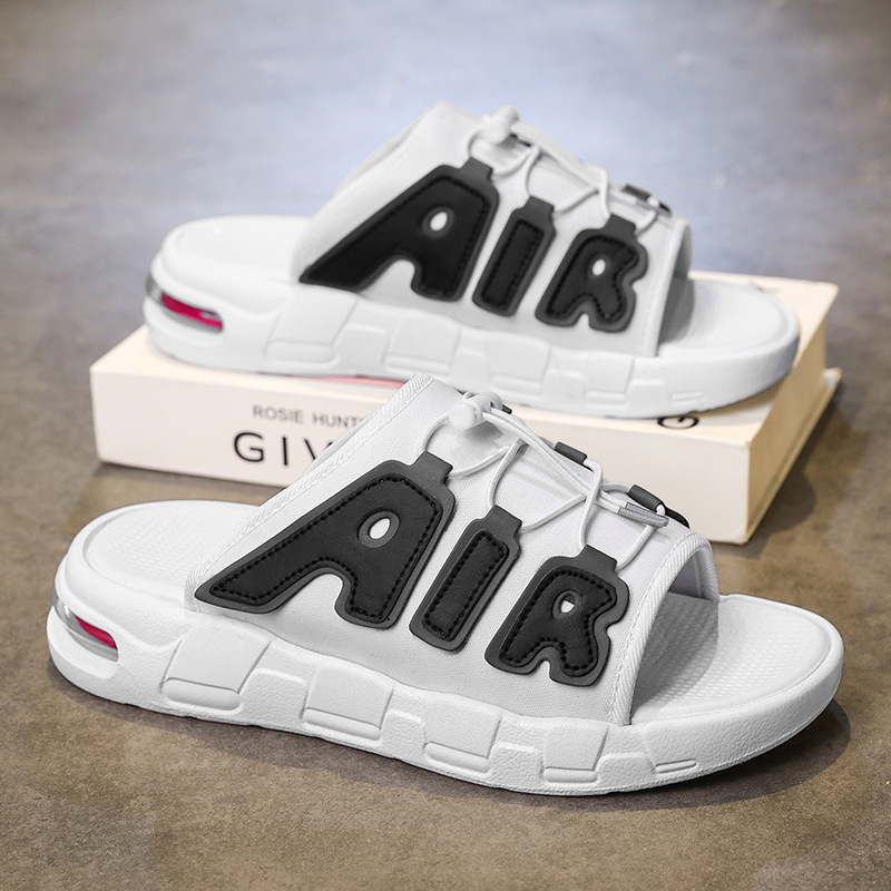 2026 new Trendy brand slippers for outdoor wear in summer internet-famous non-slip sports sandals with thick soles for beach activities
