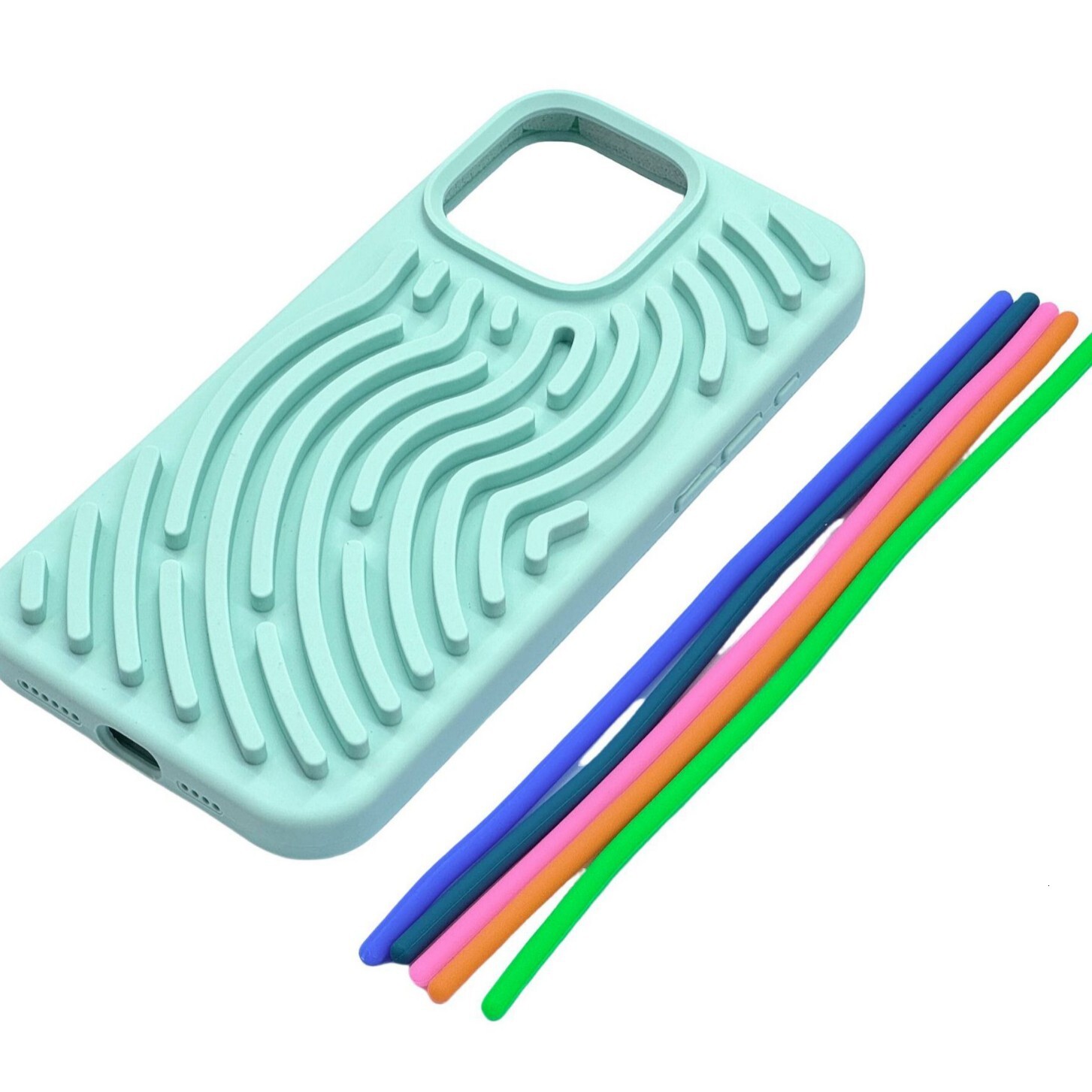 Suitable for Apple 16 Pro Max creative maze liquid silicone phone case iPhone 15 stress-relief anti-drop protective cover