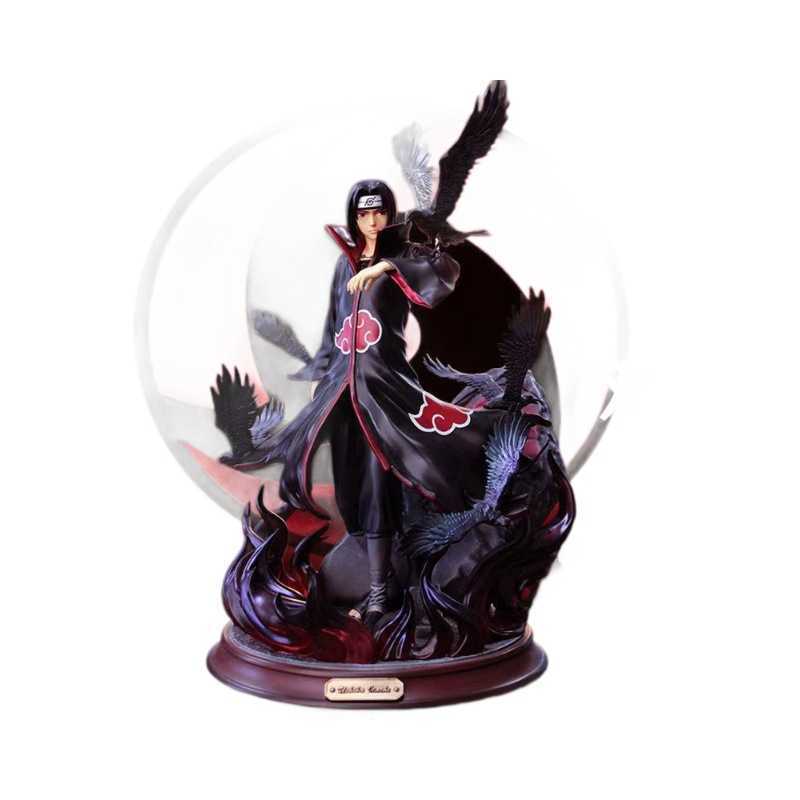 Naruto Double-Headed Crow Hall Itachi Akatsuki GK Uchiha Itachi Statue Figurine Anime Peripheral Hand Figure L260602
