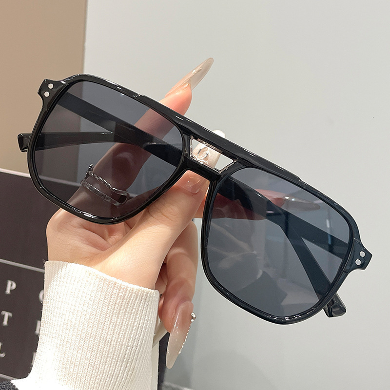 Men Brown New Trend UV Protection Sunglasses For Women High-End Designer Sunglasses Ins Style Anti-Glare