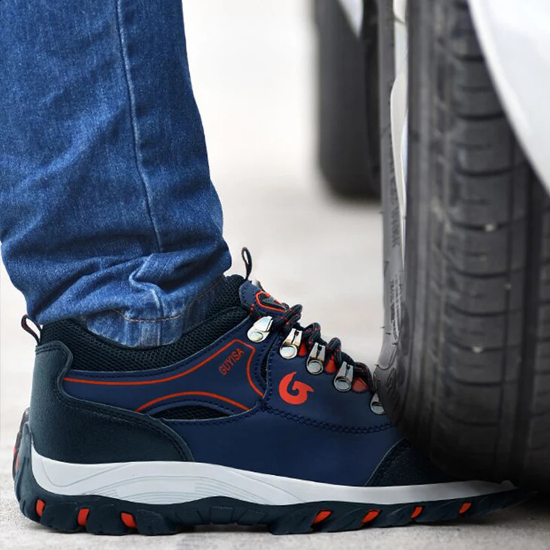 Steel Toe Cap Shoes For Men Work Boots Puncture-Proof Work Safety Shoes Protective Working Shoes Male Footwear Security Sneakers 260205