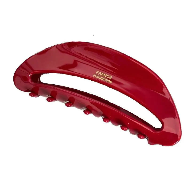1/2pcs high-end Year red vinegar clip geometric temperament back of the head hair clip hair accessories260528BJ - view 7