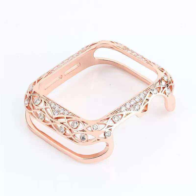 Hip-hop accessories bezel 925 sterling silver iced VVS moissanite thorn GA2100 watch case
