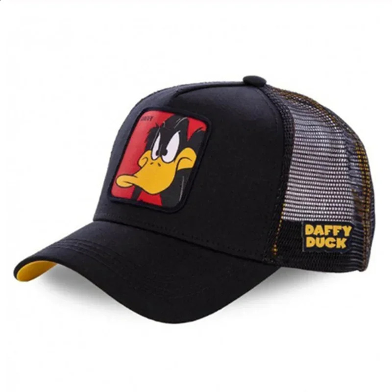 High Quality Anime Cartoon Cotton Baseball Cap Men Women Hip Hop Dad Mesh Hat Trucker Hat Drop 260601 - view 6
