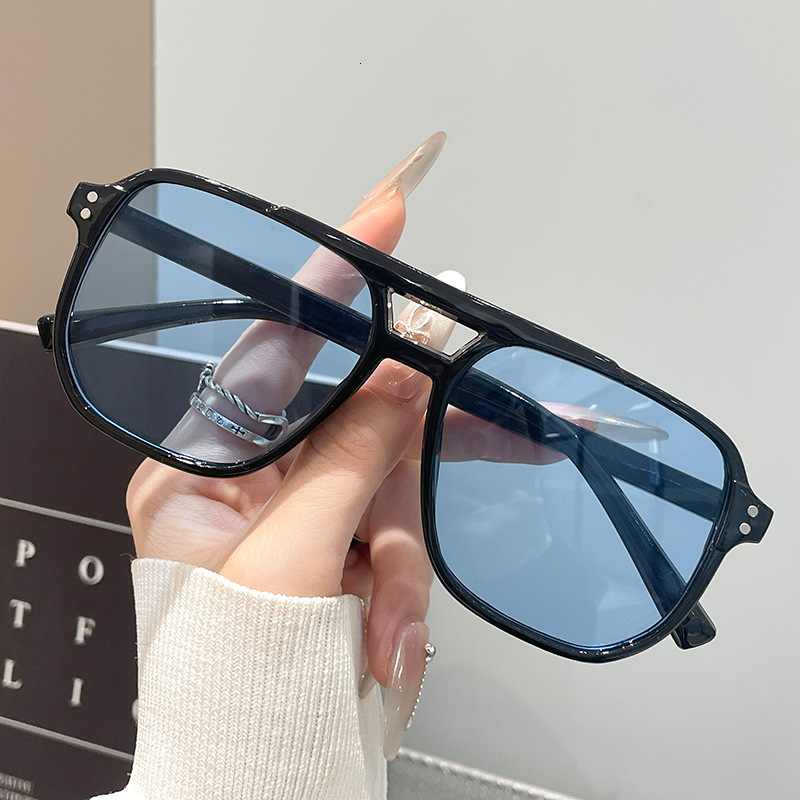 Men Brown New Trend UV Protection Sunglasses For Women High-End Designer Sunglasses Ins Style Anti-Glare
