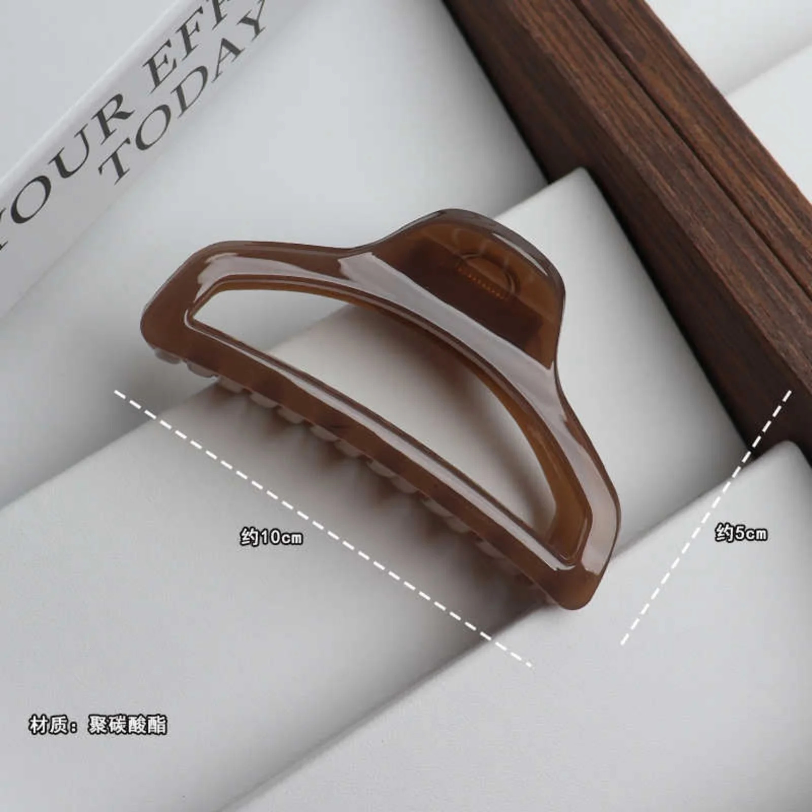 1PC Medium Shark Clip Hair Clip Female Back of Head Grab Clip French Plate Hair Grab Hair Accessory Premium260528BJ - view 6