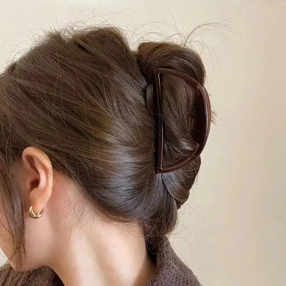 European and American hair accessories hollow acetic acid grip large meatball hair claw260528BJ - view 3