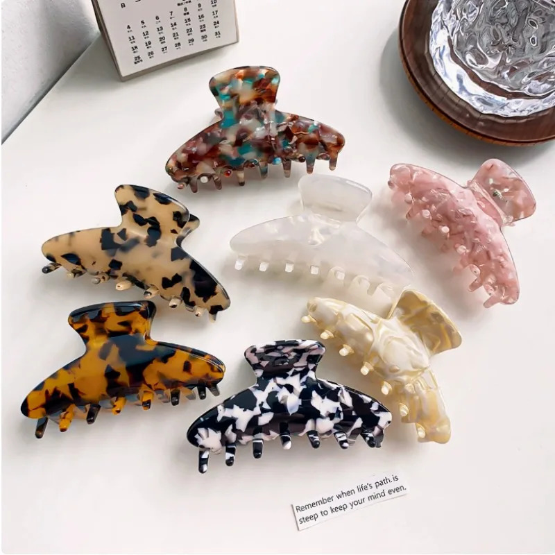 Korean version of letter b hairpin acetic acid arc grab clip girl high ponytail premium hair accessories crab hairpin260528BJ - view 6
