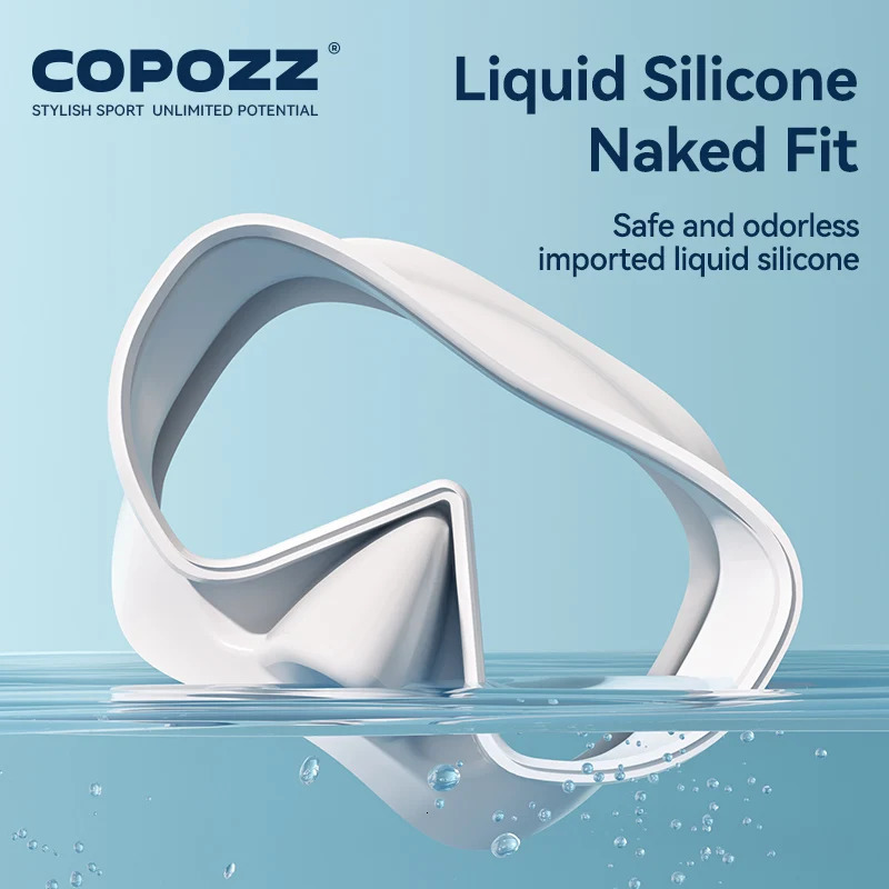 COPOZZ Professional Diving Mask Full Vision Mask Underwater Snorkel Mask Set Swimming Snorkel HD Anti Fog Diving Equipment 260603BJ - view 7