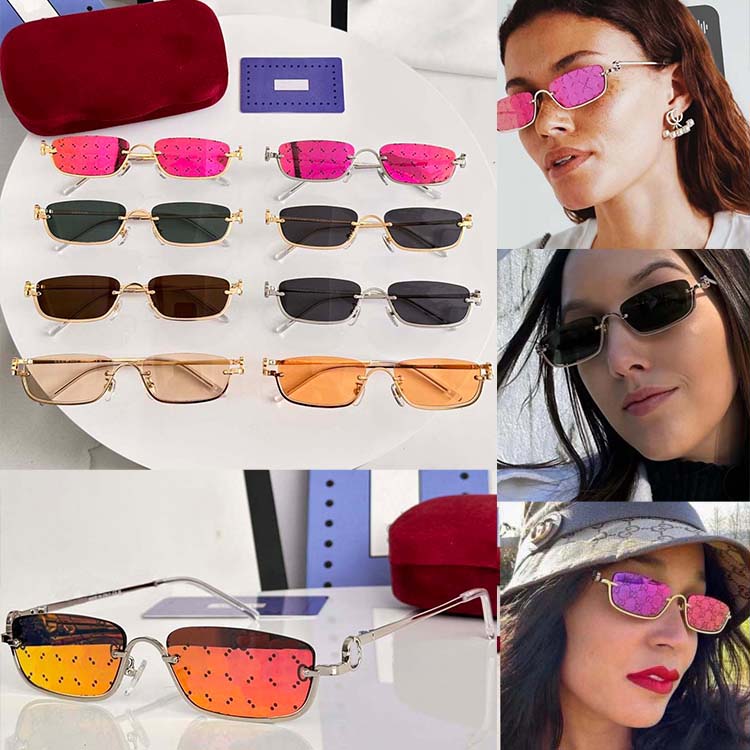 Top Quality Designer sunglasses New 1278 sunglasses for women designer men sunglasses lenses with metal lettering Glasses Composite Metal Optical Frame womens
