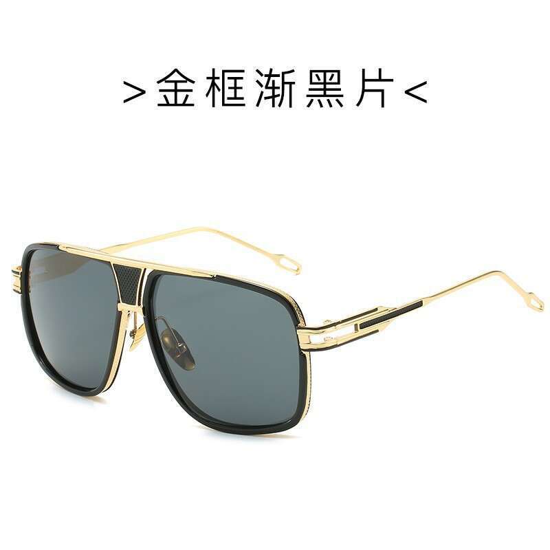 Luxury Brand Designer Sunglasses 2025 European And American Sunglasses, Punk Metal Aviator Sunglasses Gold Sun Protection Glasses 2780 Retro Style