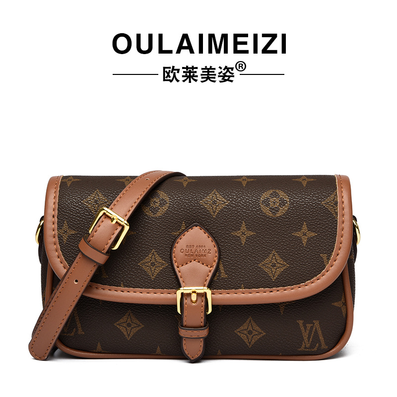 OULAIMEIZI Hot Designer Bag Luxury Retro Large Capacity Commuter Bag Fashion Casual Tote Bag Classic Printed Shoulder Bags for Women