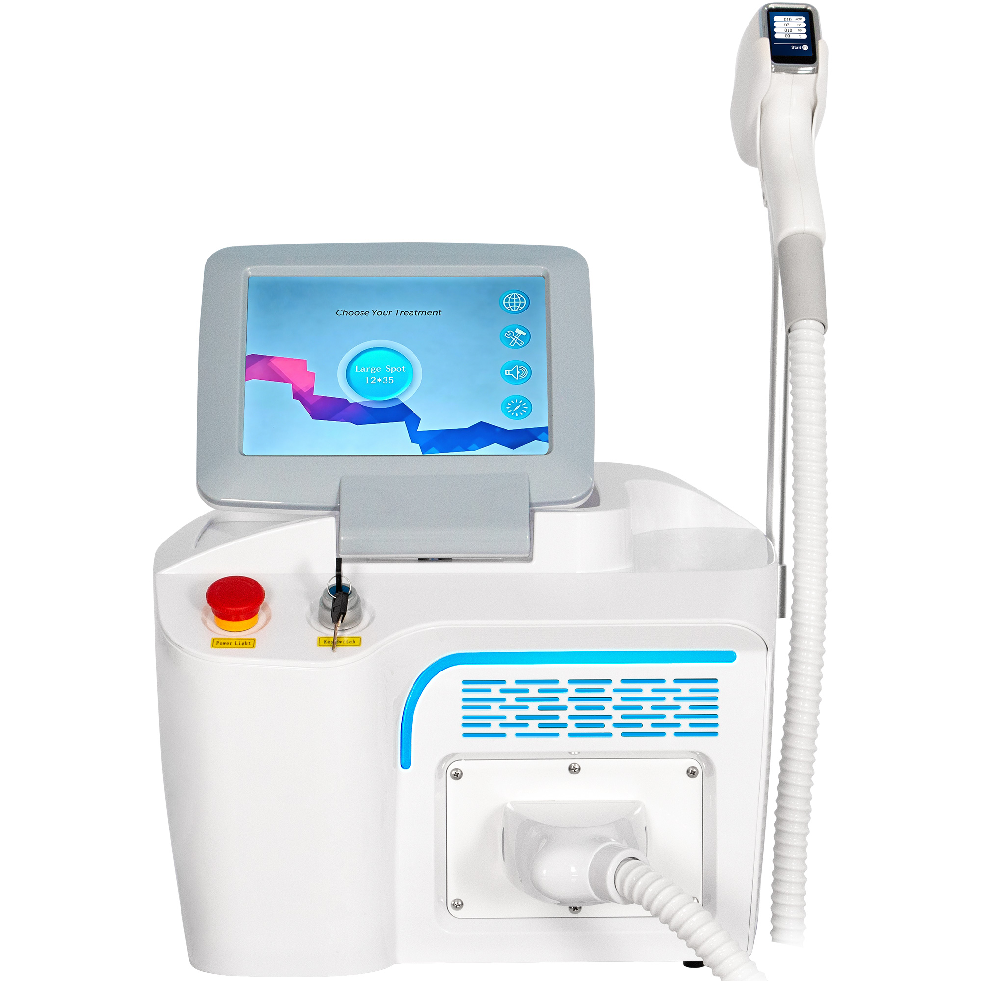 Diode Laser Hair Removal Foldable HD Touch Screen for All Skin Types 808 755 940 1064nm Painless Permanent Fast Cooling Ice Sapphire Technology
