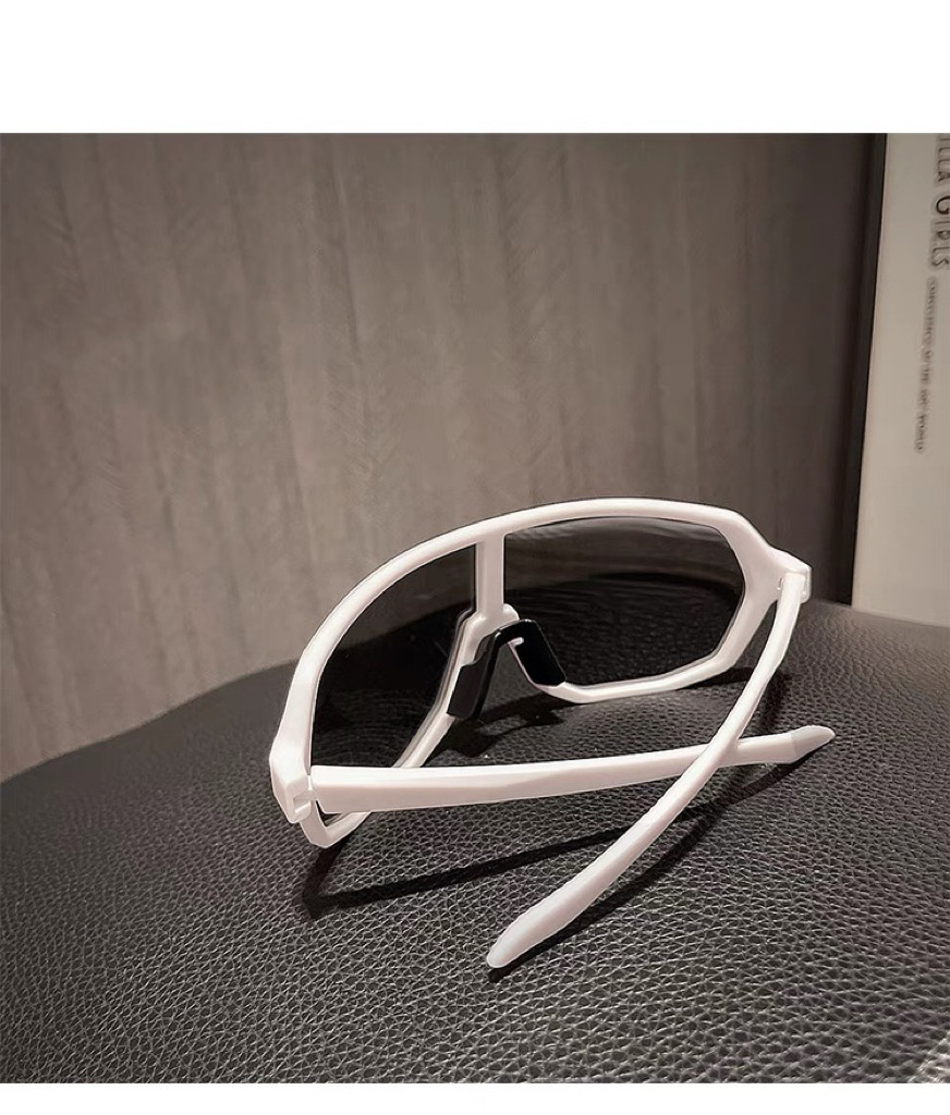 Luxury Men's Designer Sunglasses Women's Fashion Mountaineering Large Frame Integrated Widening Windproof Goggles Polarized Outdoor Cycling  - view 5