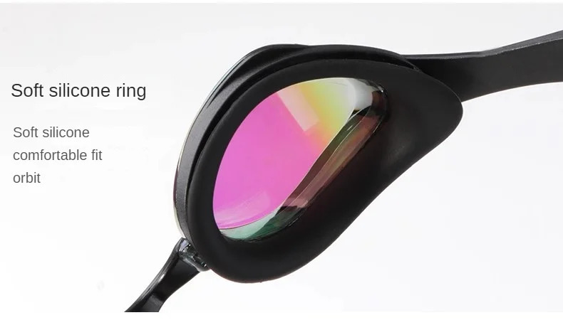 Yingfa Professional Swimming Goggles Waterproof Racing Electroplating AntiFog Diving Glasses With Replaceable nose buckle 260622 - view 6