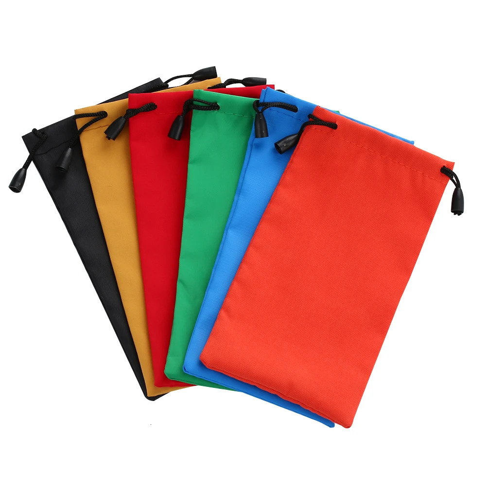 5PCS Soft Waterproof Glasses Bag Drawstring Dustproof Sunglasses Case Pocket Spectacles Cloth Pouch Eyewear Accessories260603 - view 3