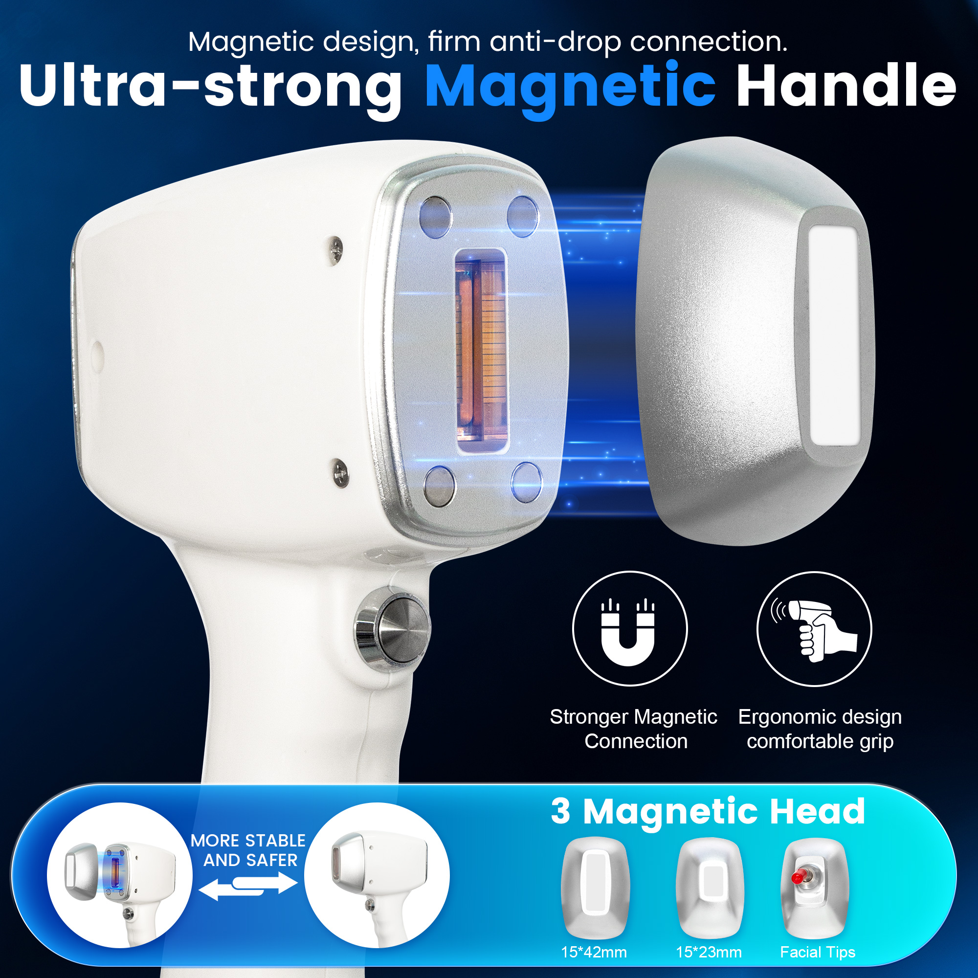 Diode Laser Hair Removal Foldable HD Touch Screen for All Skin Types 808 755 940 1064nm Painless Permanent Fast Cooling Ice Sapphire Technology