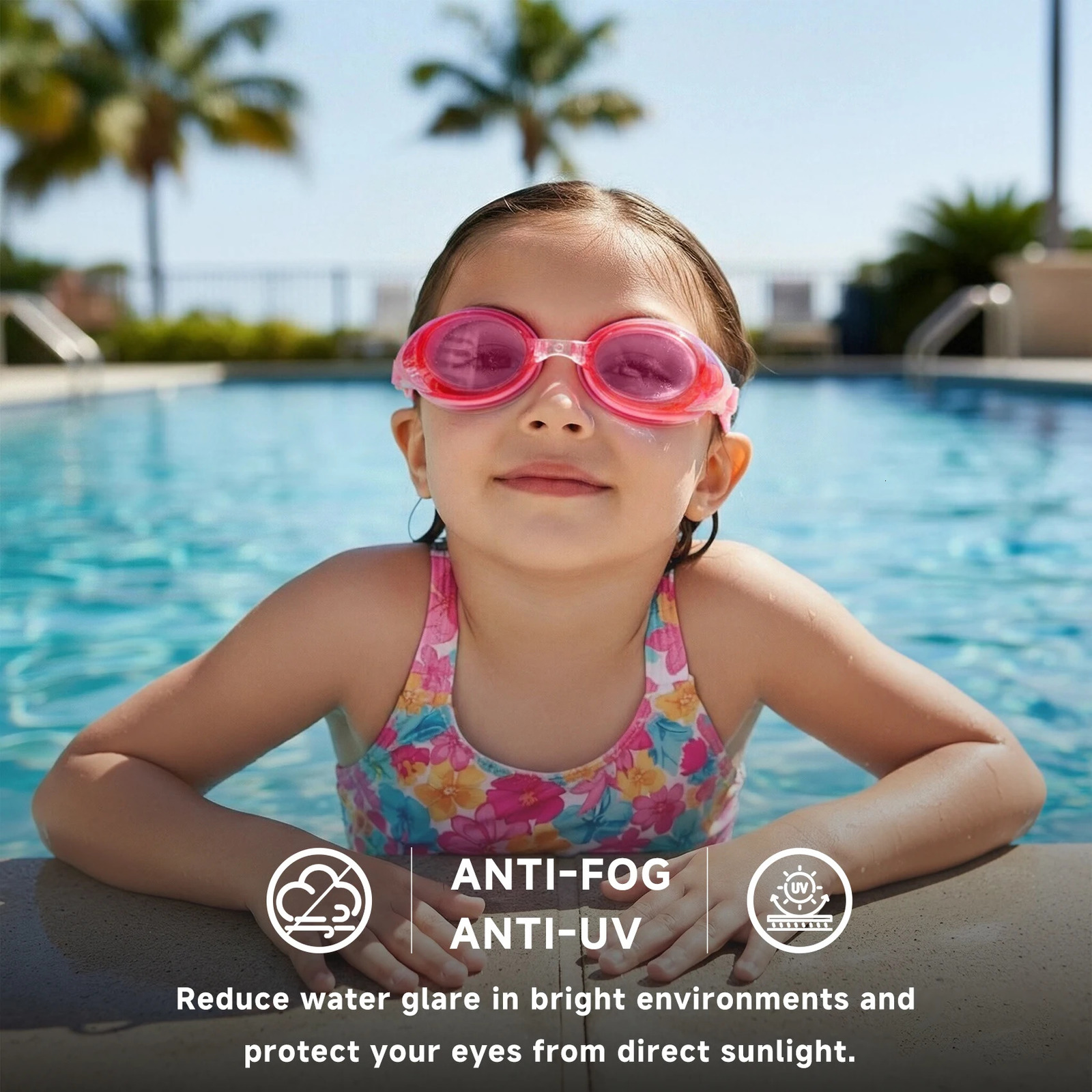 Optical Swim Goggles Rx Prescription Swimming Glasses Adults Children Different Strength Each Eye with Free Ear Plugs 260622 - view 7