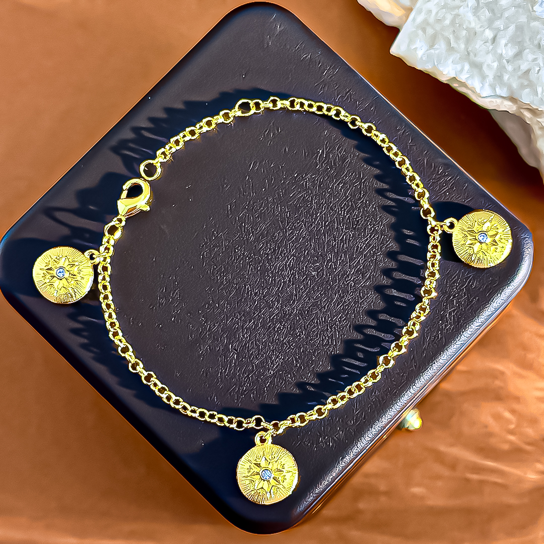 Elegant Blue Turquoise Bracelet Gold Tone Crystal Accent Woven Texture Engraved Finish Luxury Jewelry Gift For Women Party Anniversary For Special Occ