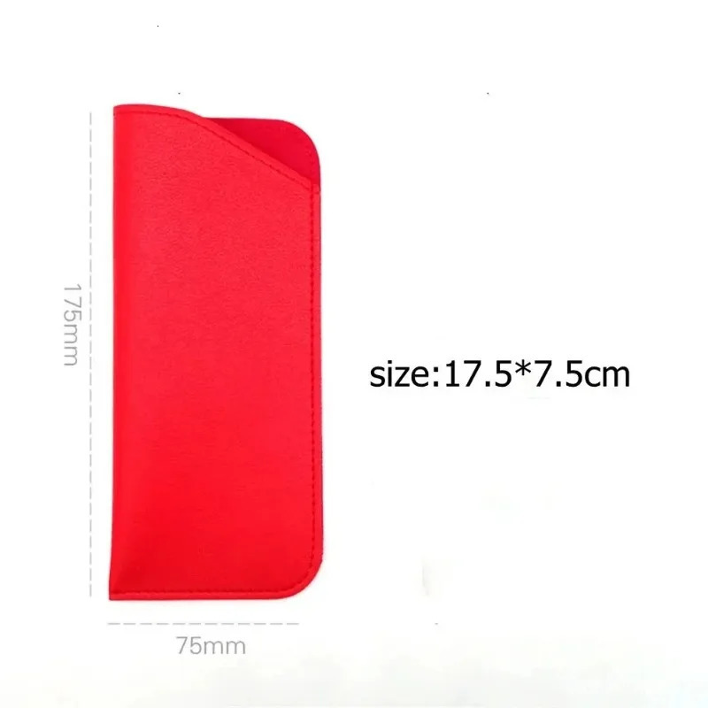 Soft PU Leather Glasses Protective Cover Pouch Unisex Sunglasses Case Glasses Bag260603 - view 7