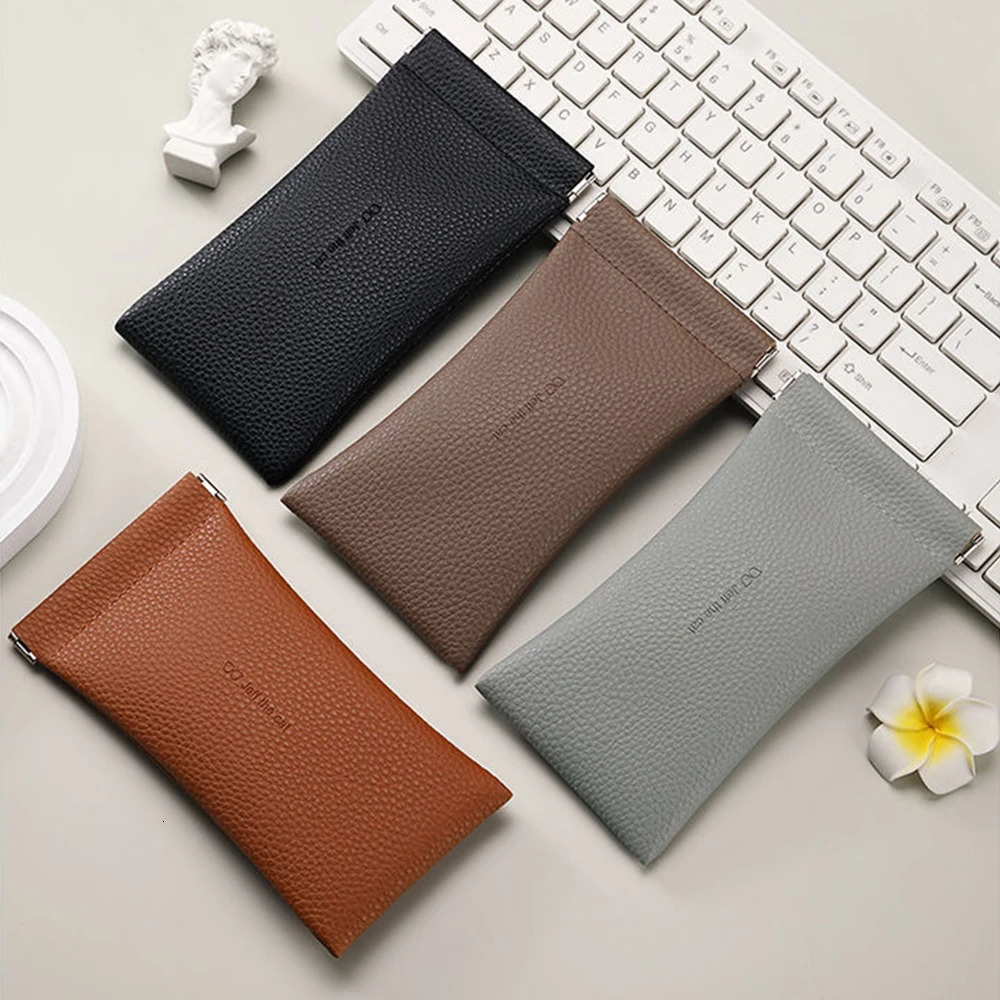 Glasses Storage Bag Automatic Closed Glasses Case Pouch Glasses Protective Cover Eyewear Storage Bag Sunglasses Case 4 Color260603 - view 3