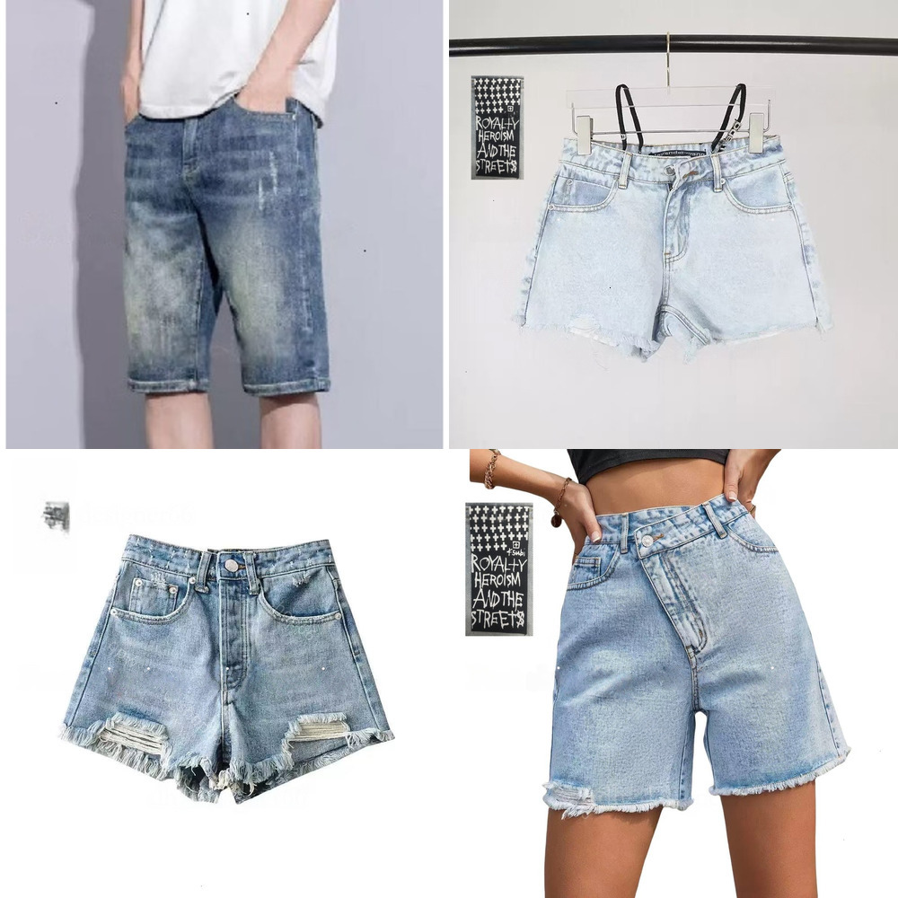 Mirror quality 25ss Womens Brand Long Jean Denim Shorts Cycling Pant Short Cowboy Skirt Girl Ksubi Side Same Spring Summer Designer Skinny Jeans c0