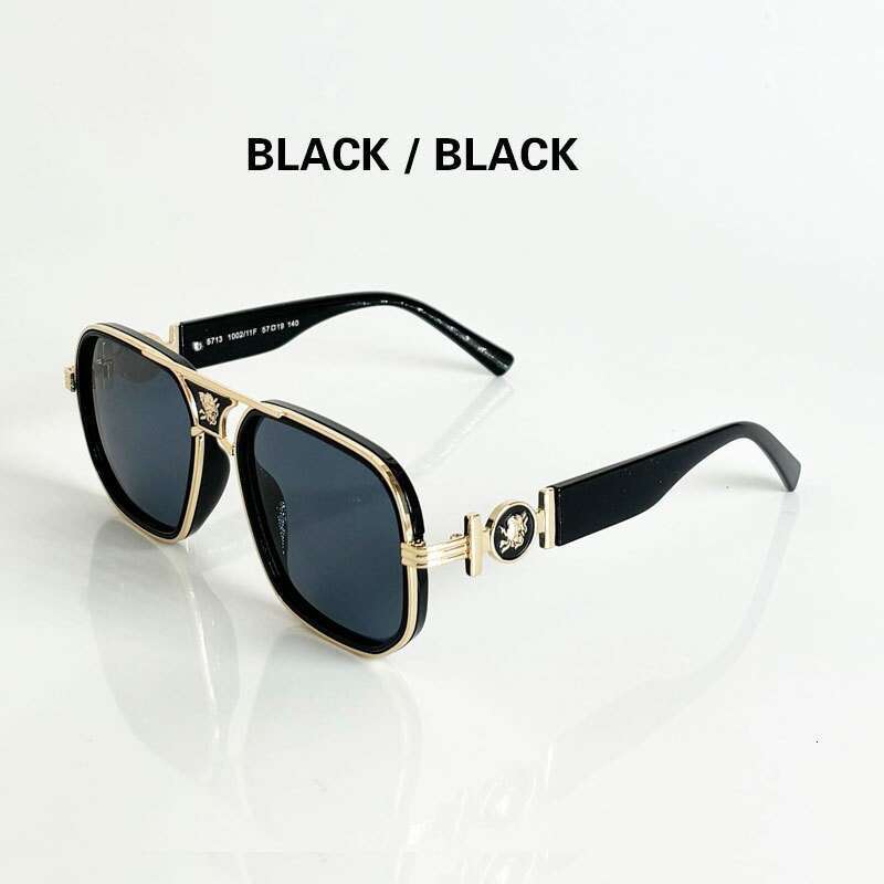 High-End Designer Sunglasses Medusa Summer Fashion Head Decoration For Men Women, Classic European And American Metal Sunglasses Uv400