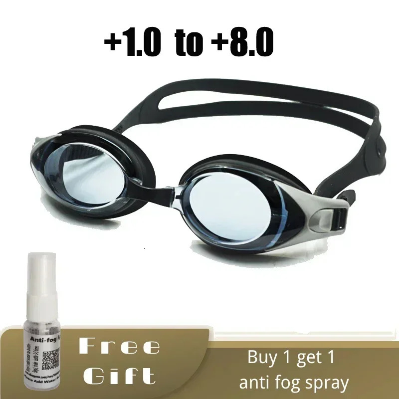 Hyperopia Swimming Goggles Glasses with Antifog Spray for Children and Adult Reading Presbyopic Presbyopia Set 260622 - view 3