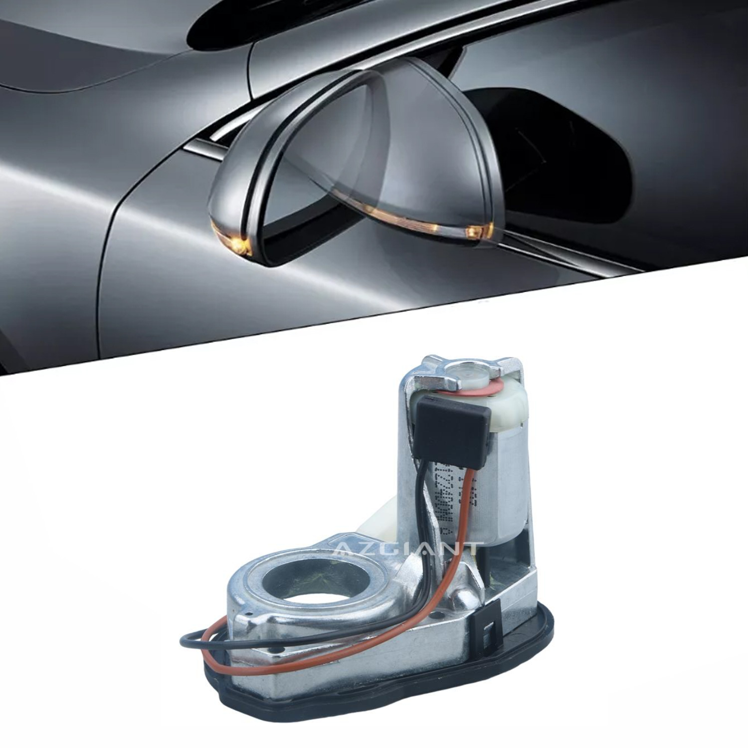 Bupek Rearview Mirros for Porsche Cayenne/Panamera, Power Folding Side View Mirror Assembly Actuator Motor For Porsche 911 991/Porsche Boxster 981