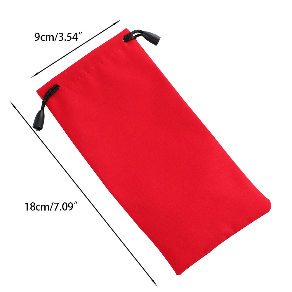 5PCS Soft Waterproof Glasses Bag Drawstring Dustproof Sunglasses Case Pocket Spectacles Cloth Pouch Eyewear Accessories260603 - view 7