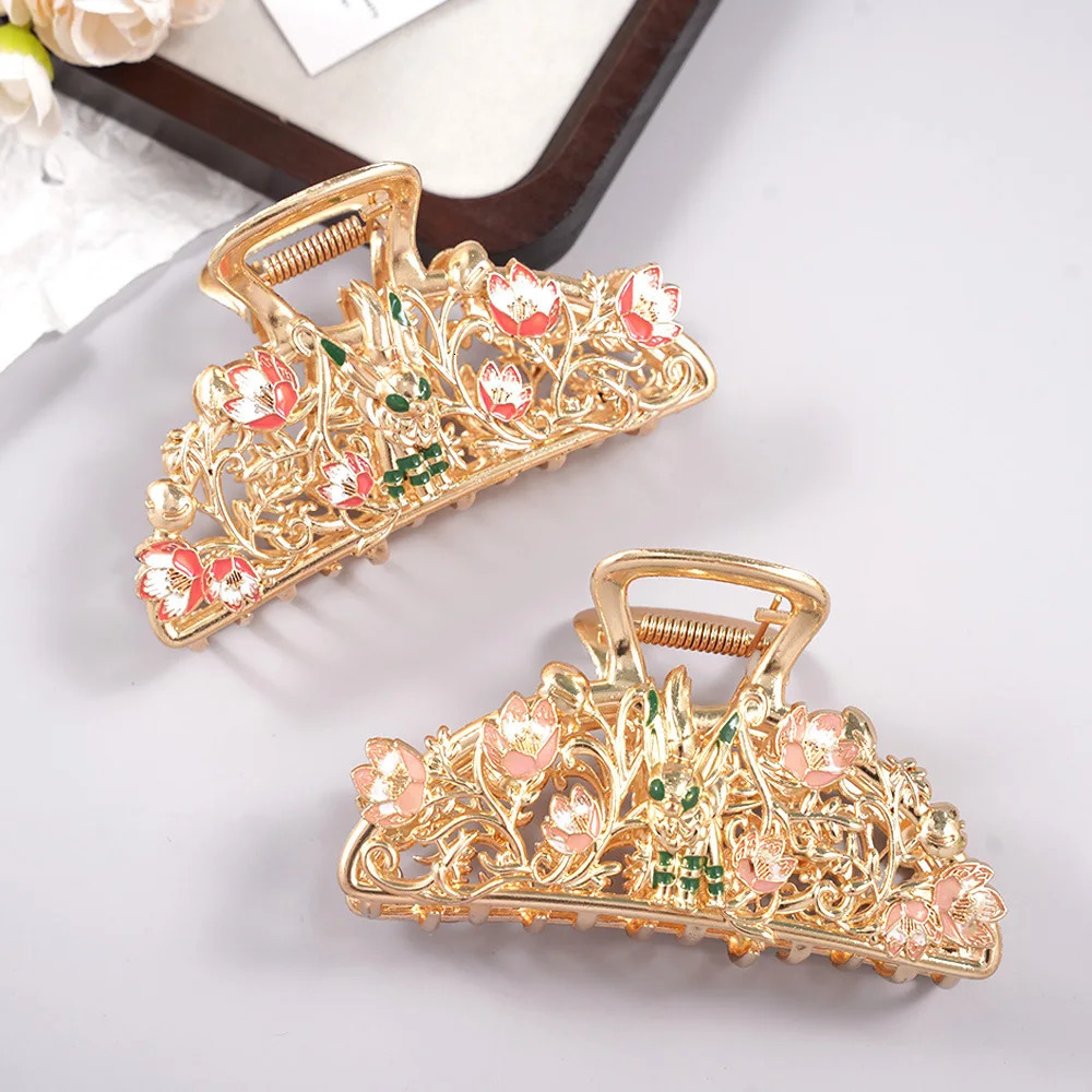 Season 2 Cute Creative Cartoon Hair Claw Dragon Large Hair Claws Japanese Cat Fashion Claw Clip Hair Accessories for Women Girls260528BJ - view 4