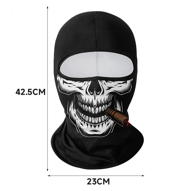 Cycling Mask Skull Quick-drying Sunscreen Balaclava Mens Motorcycle Elastic Helmet Lined Ghost Full Face Windproof Headgear 260528 - view 6