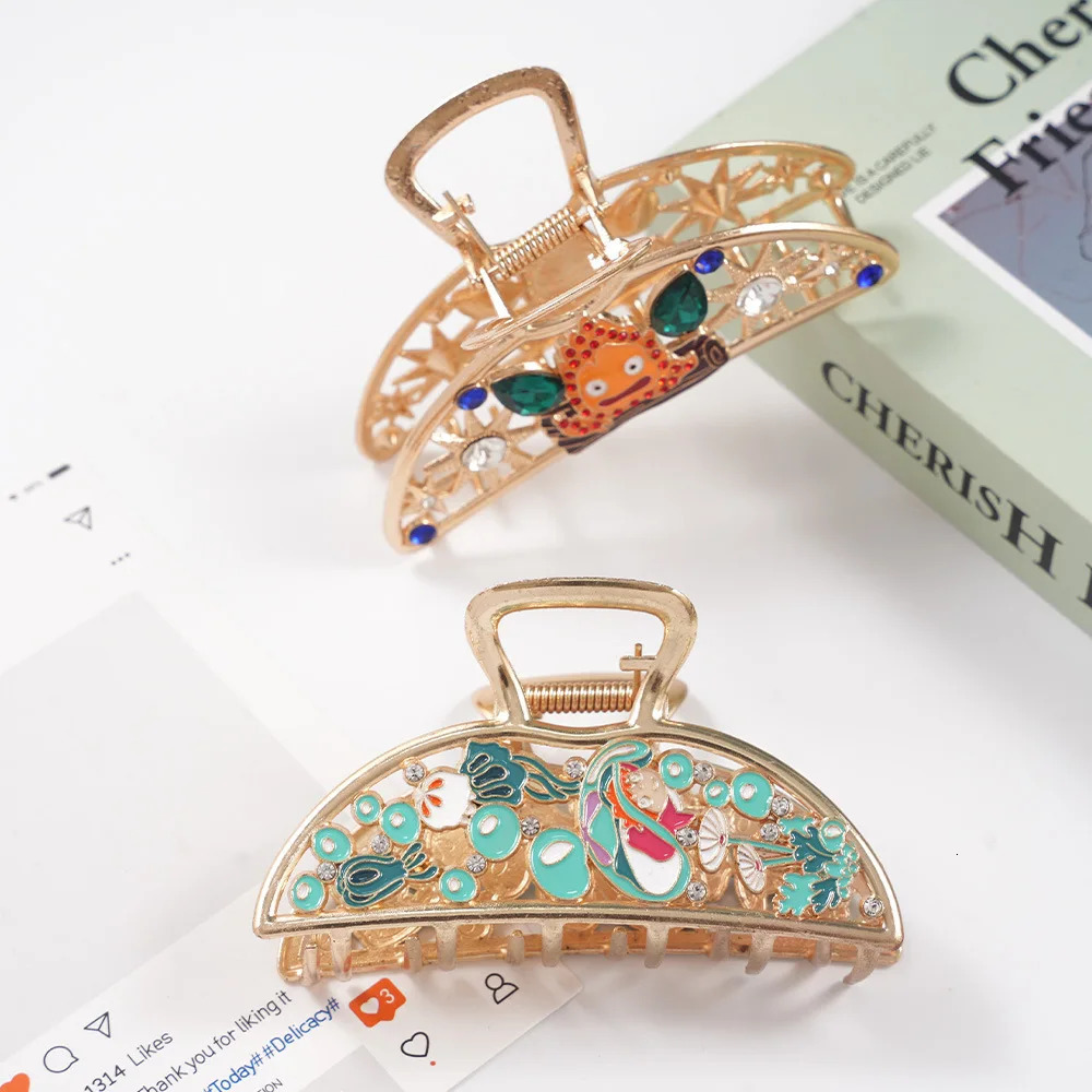 Season 2 Cute Creative Cartoon Hair Claw Dragon Large Hair Claws Japanese Cat Fashion Claw Clip Hair Accessories for Women Girls260528BJ - view 5
