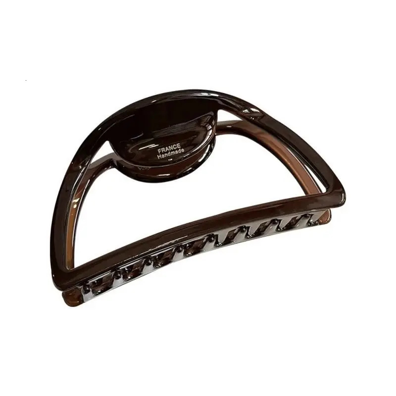 1pc European and American hair accessories hollow acetic acid grip large meatball hair claw260528BJ - view 6