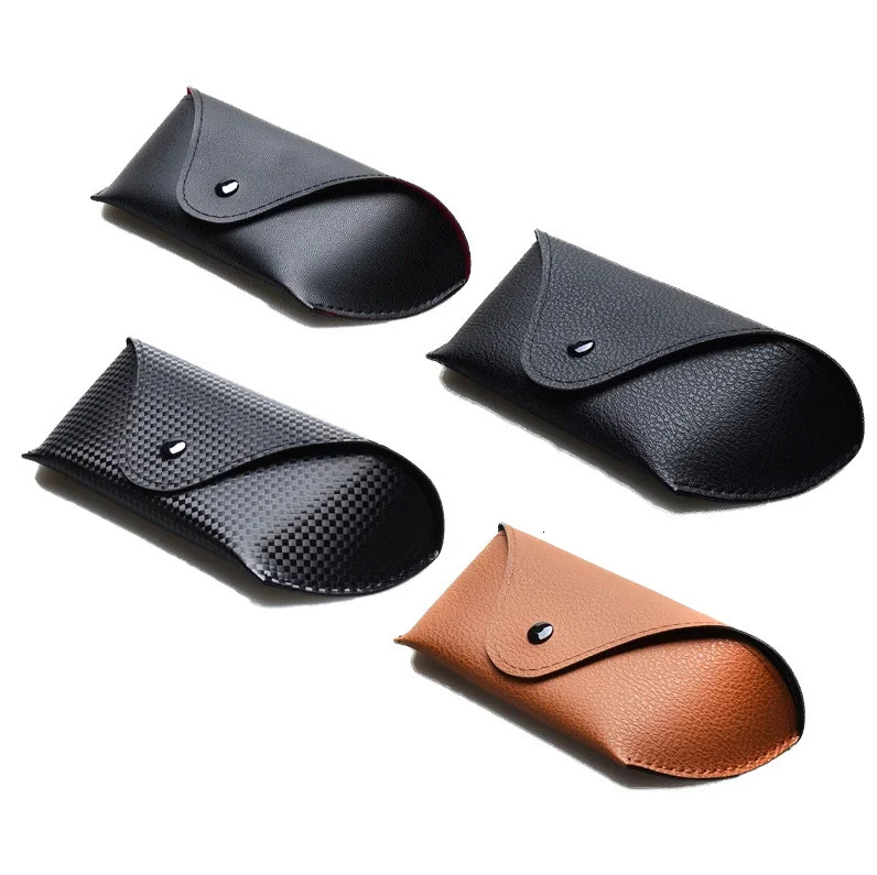 PU Leather Eyewear Cases Cover Sunglasses Case For Women Men Reading Glasses Box With Metal Buckle Eyeglass Cases For Men260603