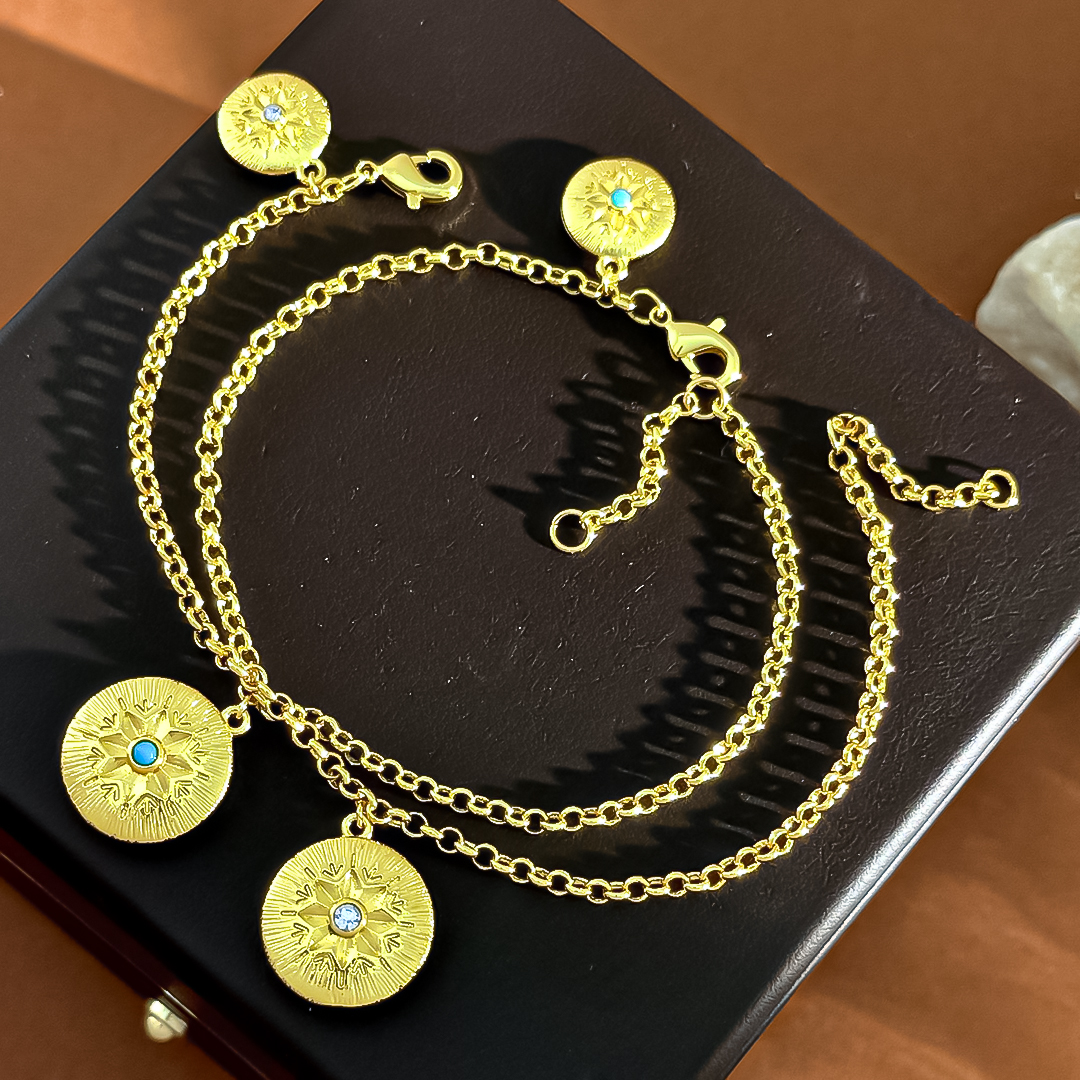 Luxury Turquoise Bangle Bracelet Gold Tone Crystal Accent Woven Texture Engraved Statement Jewelry Fashion Accessory Gift For Women For Gift Buyers No