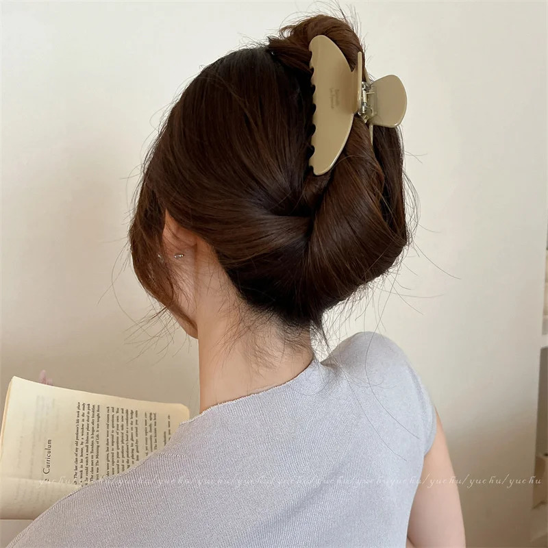 Women Exquisite Elegant hair Claws Shark hair Clips Large Acetate Trendy Girls Hair Accessories Temperament Hair Claw260528BJ - view 5