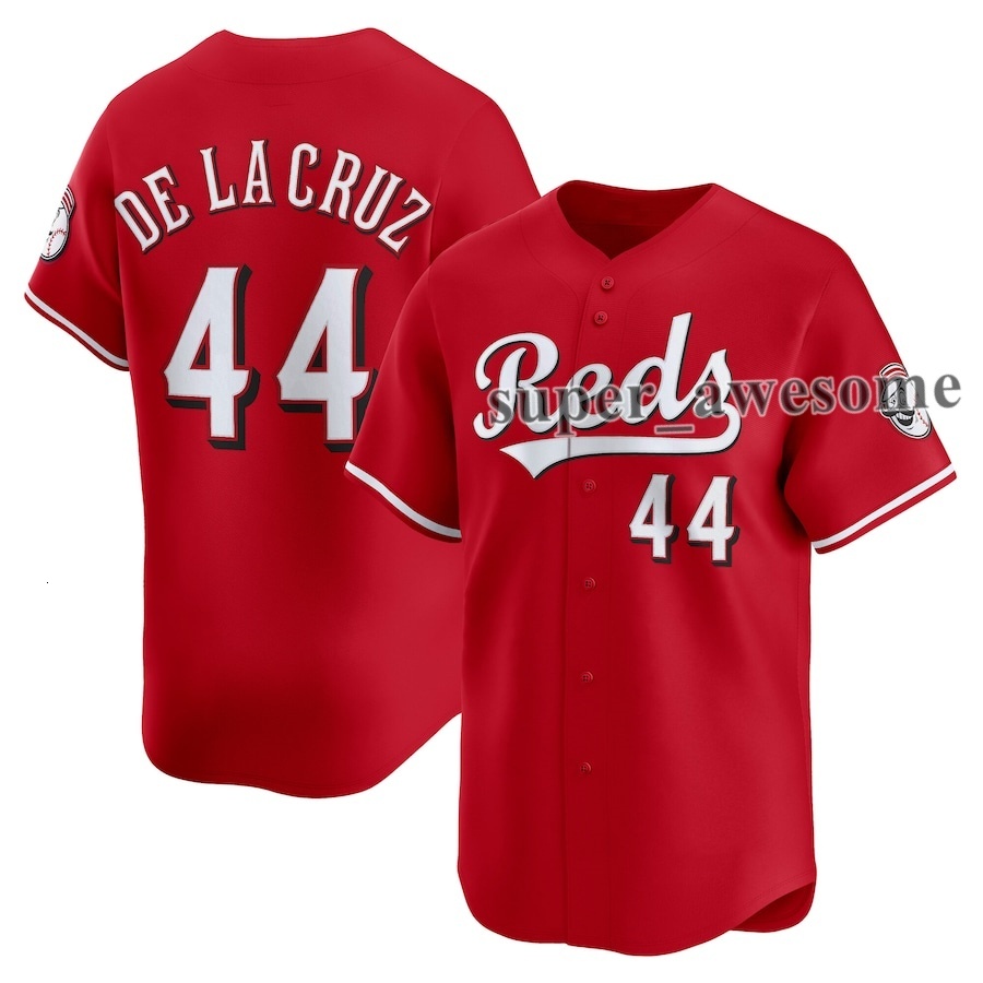 CincinnatiS Reds Baseball Jersey Elly De La Cruz Hunter Greene Spencer Steer Eugenio Suarez KeBryan Hayes Matt McLain Sal Stewart Noelvi Marte Andrew 