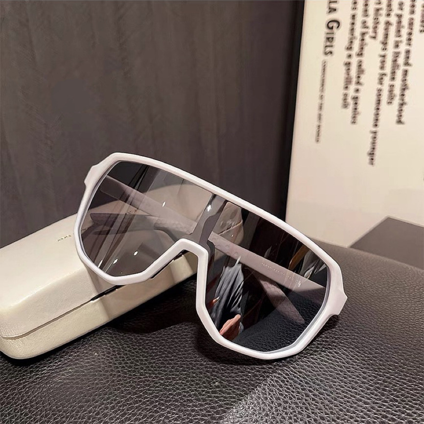 Luxury Men's Designer Sunglasses Women's Fashion Mountaineering Large Frame Integrated Widening Windproof Goggles Polarized Outdoor Cycling  - view 6