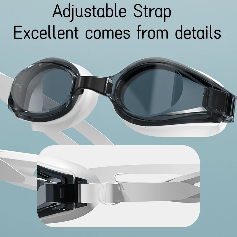 1pc Unisex Swimming Goggles Antifog Waterproof UV Protection Adults Swim No Leaking 260622 - view 3