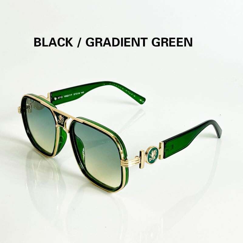 High-End Designer Sunglasses Medusa Summer Fashion Head Decoration For Men Women, Classic European And American Metal Sunglasses Uv400