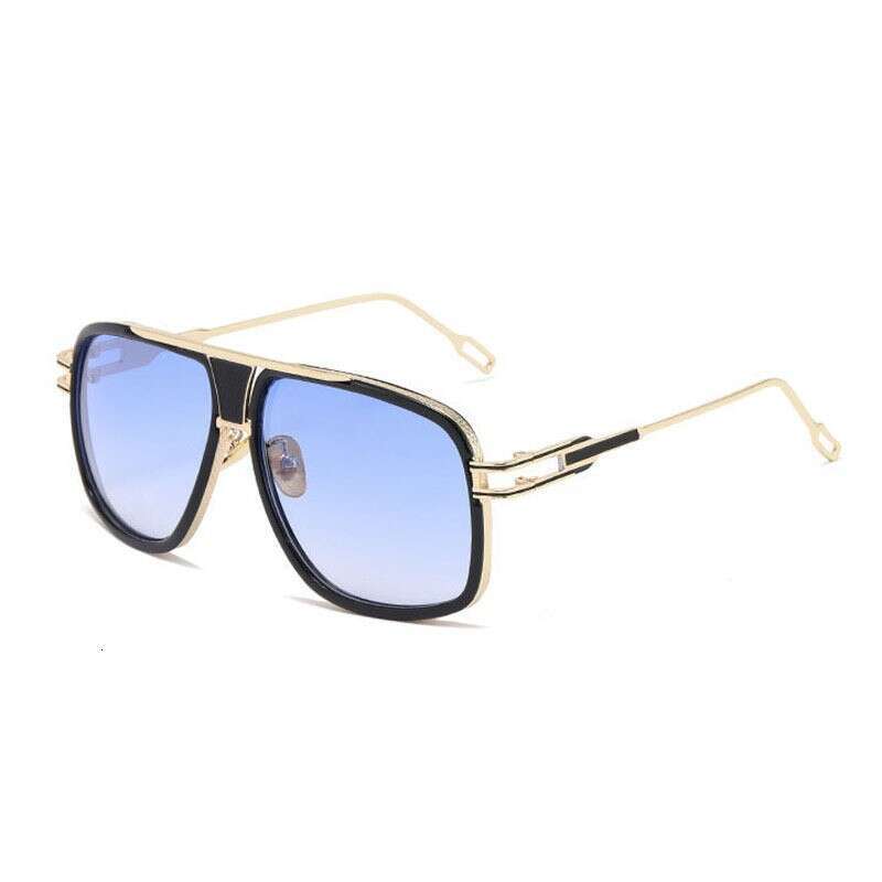 Luxury Brand Designer Sunglasses 2025 European And American Sunglasses, Punk Metal Aviator Sunglasses Gold Sun Protection Glasses 2780 Retro Style