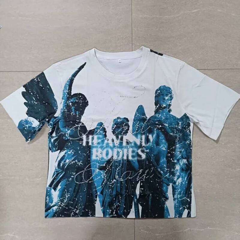 2026 New Style Cotton T-Shirt Short Sleeve Full-Printed Digital Print Men Women Couple Street Hip Hop Hooded Top 26Y0603 - view 7
