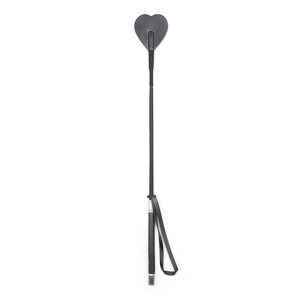 Riding Crop Whip Sex Toy 54CM BDSM Spanking Heart Paddle Slap Slave Flogger Fetish PU Leather Porn Adult Games 260602 - view 3