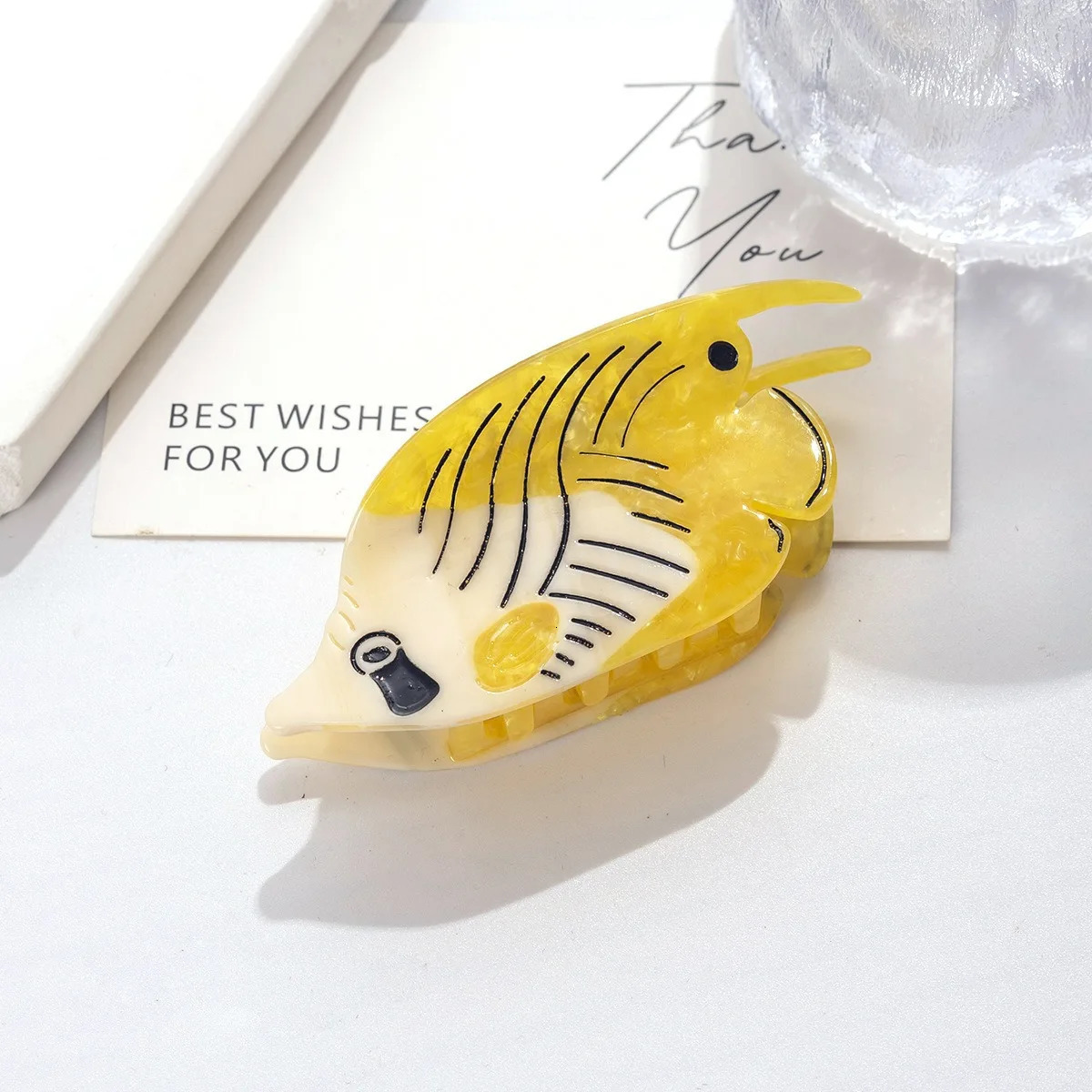 2025 Fish Big Collection Hair Claw Beach Party Goldfish Trout Dolphin Acetate Hair Claw Clips Hair Accessories for Women Girls260528BJ - view 7