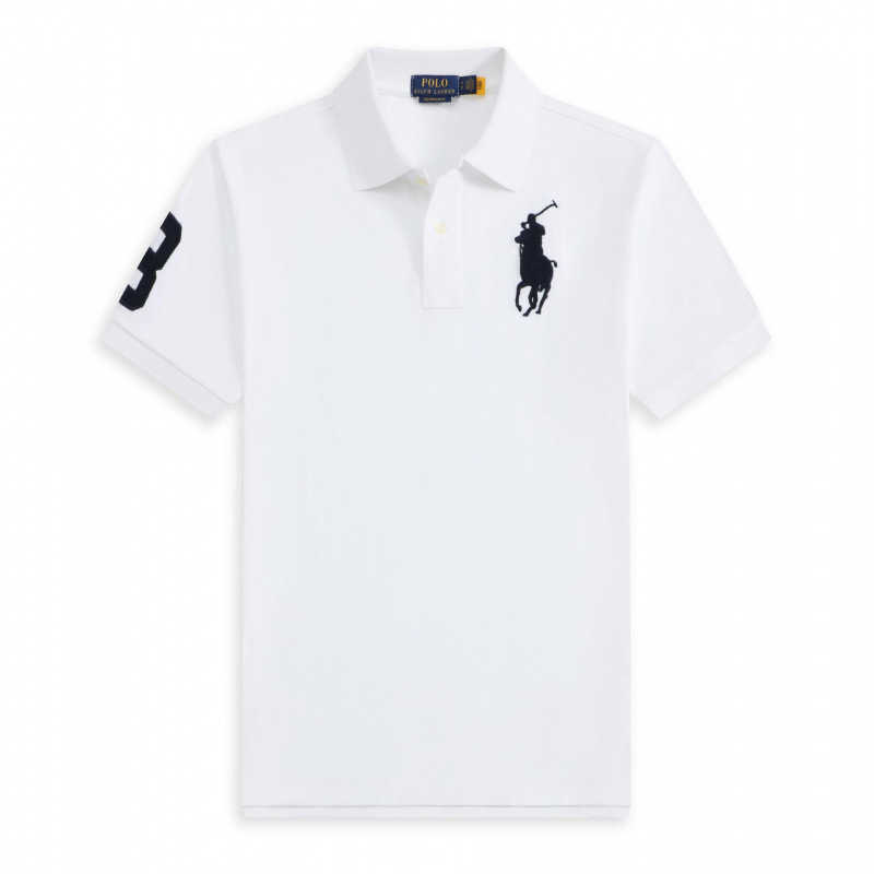 Summer Polo clothing printed short-sleeve T-shirt with turn-down collar mens POLO shirt